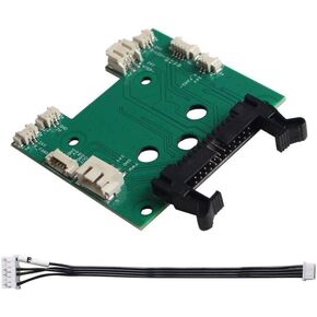 SOVOlL SV07 3D Printer Hotend Adapter Board - Hot End Breakout Module Motherboard Replacement: Connection of Heater Cartridge Thermistor Fan LED Light Bed Leveling Sensor Extruder Motor Accessories