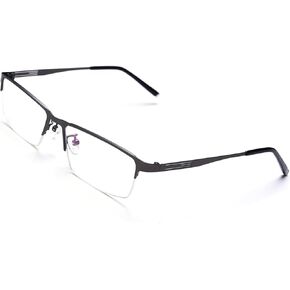Nearsighted Glasses Half Frame Titanium Alloy Myopia Glasses
