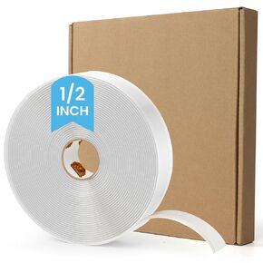 Butyl Tape 1 Inch x 30 Ft White, 1/8 in Thick Plumbers Putty Tape RV Sealant Tape Window Sealing Tape Leak Proof Double Sided Butyl Caulking Tape for Boat Sealing, EDPM, Automotive, Camper