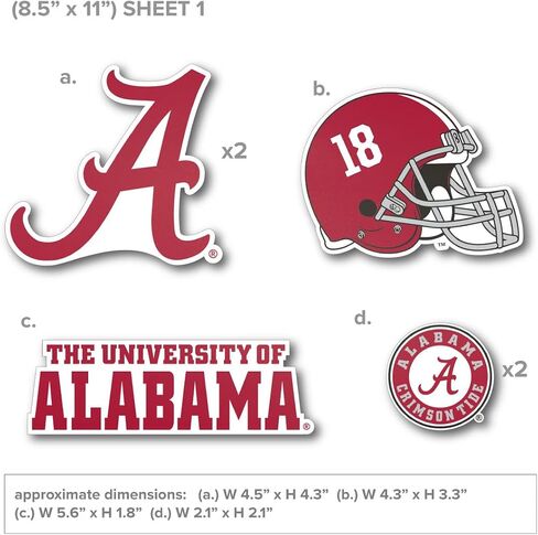 Georgia Bulldogs Officially Licensed Multi-Pack Vinyl Decals in Saudi Arabia