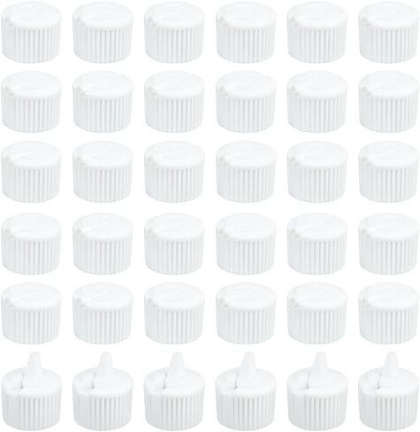 OLYCRAFT 36pcs 28/410 Flip Top Dispensing Cap Black Replacement Bottles Caps Reusable Plastic Bottle Cap Flip Top Caps for Shampoo Moisturizer Squeeze Bottles Dispensing Caps - Inner Diameter 28mm in Saudi Arabia