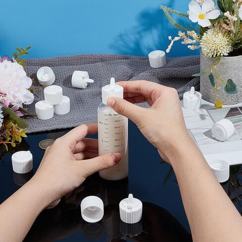 OLYCRAFT 36pcs 28/410 Flip Top Dispensing Cap Black Replacement Bottles Caps Reusable Plastic Bottle Cap Flip Top Caps for Shampoo Moisturizer Squeeze Bottles Dispensing Caps - Inner Diameter 28mm in Saudi Arabia