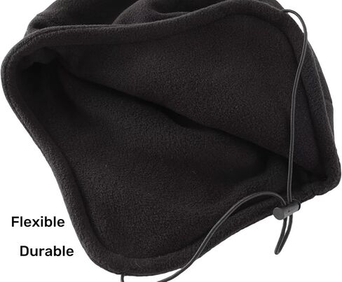 LLmoway Mens Womens Earflap Hat Fleece Beanie Watch Cap Soft Warm Winter Hats with String for Snow Cycling in Saudi Arabia