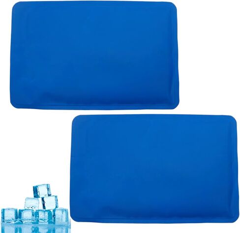 Ice Pack for Injuries, Large Ice Pack Reusable Gel Cold Pack for Hip, Shoulder, Knee, Back - Hot Cold Compress for Swelling, Bruises, Surgery - Heat Cold Therapy (Orange) in Saudi Arabia