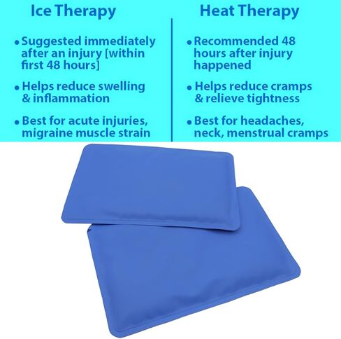 Ice Pack for Injuries, Large Ice Pack Reusable Gel Cold Pack for Hip, Shoulder, Knee, Back - Hot Cold Compress for Swelling, Bruises, Surgery - Heat Cold Therapy (Orange) in Saudi Arabia