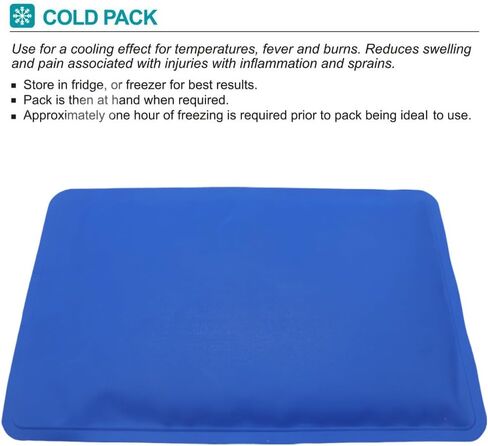 Ice Pack for Injuries, Large Ice Pack Reusable Gel Cold Pack for Hip, Shoulder, Knee, Back - Hot Cold Compress for Swelling, Bruises, Surgery - Heat Cold Therapy (Orange) in Saudi Arabia