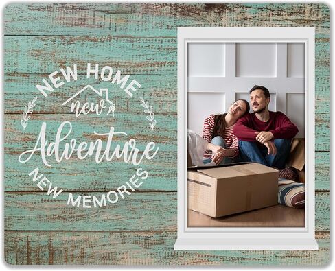 House Warming Gifts New Home, Picture Frame Fits 4x6 Photo, Perfect Housewarming Gift, First Apartment Gifts, New Homeowner Gifts For Men Women. (030) in Kuwait