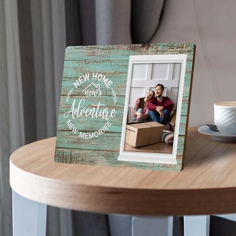 House Warming Gifts New Home, Picture Frame Fits 4x6 Photo, Perfect Housewarming Gift, First Apartment Gifts, New Homeowner Gifts For Men Women. (030) in Kuwait