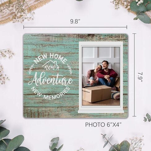 House Warming Gifts New Home, Picture Frame Fits 4x6 Photo, Perfect Housewarming Gift, First Apartment Gifts, New Homeowner Gifts For Men Women. (030) in Kuwait
