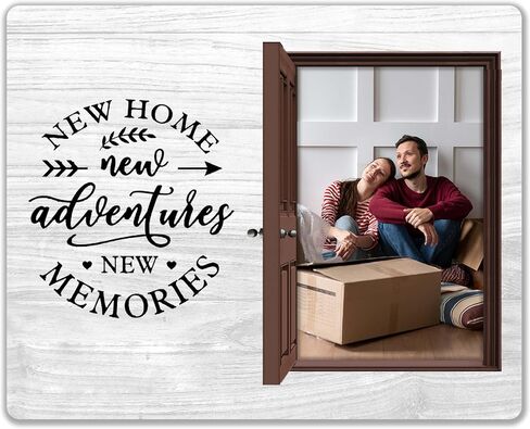 House Warming Gifts New Home, Picture Frame Fits 4x6 Photo, Perfect Housewarming Gift, First Apartment Gifts, New Homeowner Gifts For Men Women. (030) in Kuwait