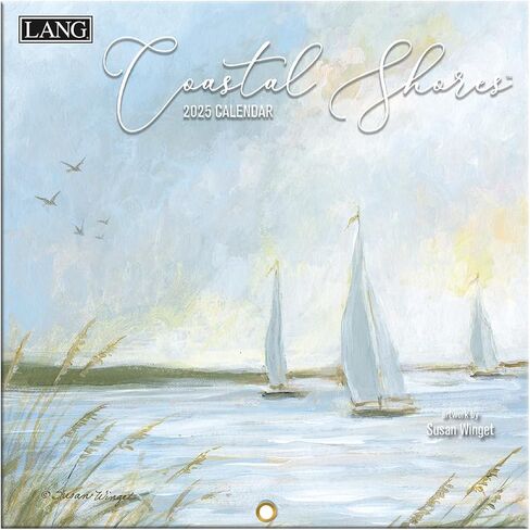 LANG Coastal Shores 2024 Mini Wall Calendar (24991079272) in Saudi Arabia