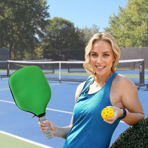 Pickleball Paddle Covers, Neoprene Pickleball Rackets Sleeve, Universal Paddles Bag for Most USAPA Standard and Elongated Pickleball Racquets in Kuwait