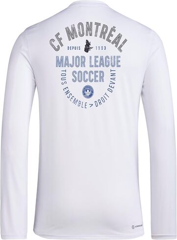 adidas Men's Cf Montreal Long Sleeve Pre-Game T-Shirt in Saudi Arabia