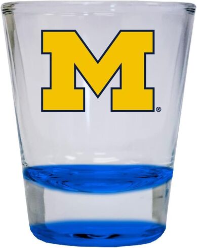 R and R Imports Michigan Wolverines 2 أونصة نظارات ملونة باللون الأزرق منتج جامعي مرخص رسميًا in Kuwait