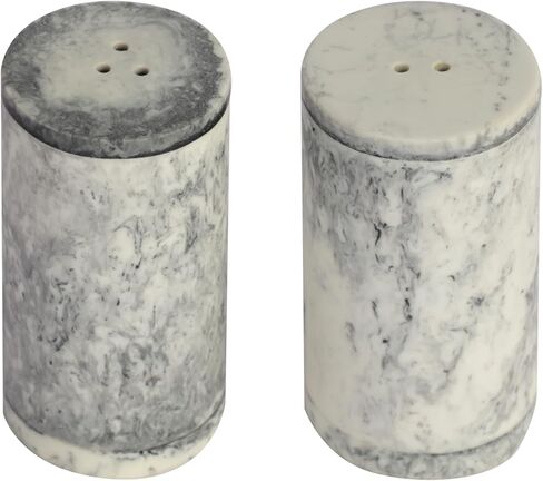 Wonderlist Handicrafts Vintage Horn/Mother Of Pearl/Polyresin Salt And Pepper Shakers Each Set Is Unique! For Medieval & Fantasy Bar Or Kitchen Table Décor Gifts (Polyresin-Blue) in Saudi Arabia