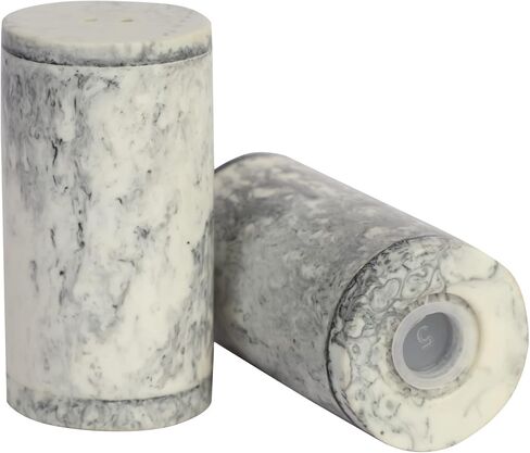 Wonderlist Handicrafts Vintage Horn/Mother Of Pearl/Polyresin Salt And Pepper Shakers Each Set Is Unique! For Medieval & Fantasy Bar Or Kitchen Table Décor Gifts (Polyresin-Blue) in Saudi Arabia