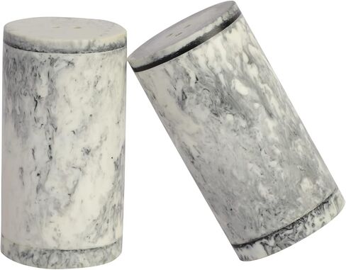 Wonderlist Handicrafts Vintage Horn/Mother Of Pearl/Polyresin Salt And Pepper Shakers Each Set Is Unique! For Medieval & Fantasy Bar Or Kitchen Table Décor Gifts (Polyresin-Blue) in Saudi Arabia