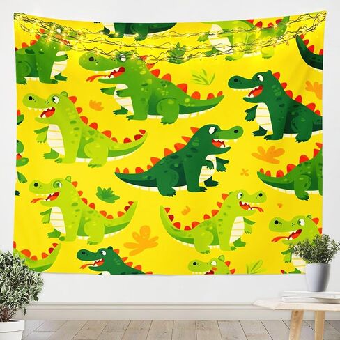 Wild Elephant Kids Tapestry,Sunflowers Sunset Romantic Wall Tapestries,Boys Men Room Decor,Wildlife Animals Rustic Nature Wall Hanging,Grey Yellow Retro Home Wall Decor,Small 51.2 x 59.1 Inches in Kuwait