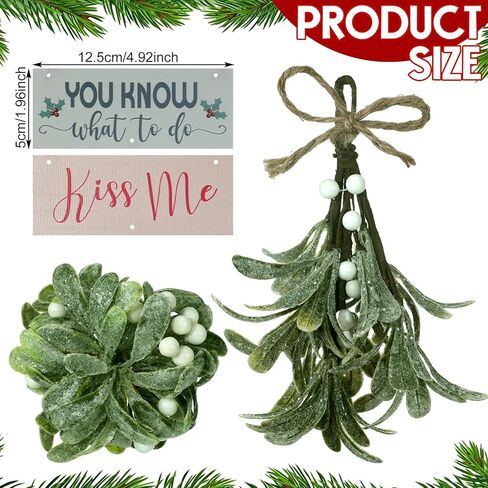 2 قطعة الهدال ديكور عيد الميلاد مزرعة عيد الميلاد الحلي عيد الميلاد شنقا الهدال تقبيل لي أنت تعرف ما يجب القيام به الهدال الاصطناعي للمنزل ديكور حفلة عيد الميلاد in Kuwait