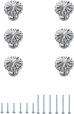 مقبض دائري بفتحة واحدة من سبائك الألومنيوم مناسب للخزانات والأدراج وخزائن الملابس وخزائن الأحذية (فضي ساطع) in Kuwait