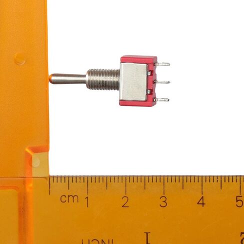 6 قطع مفتاح تبديل مصغر مؤقت، مفتاح تبديل صغير 3 أطراف 3 أوضاع SPDT (تشغيل)/إيقاف/(تشغيل) للوحة قيادة السيارة 5A 125V 2A 250V MTS in Kuwait