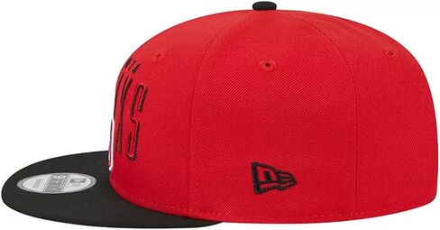 قبعة New Era Atlanta Hawks 9FIFTY Headline Snapback، قبعة قابلة للتعديل باللون الأحمر in Saudi Arabia