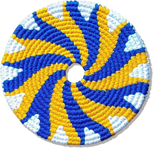 Buena Onda Indoor Flying Disc - 7'' Flexible Sport Disc for Indoor and Outdoor Play - Amazing Handmade Quality from Guatamala - Pocket Discs are Played in Over 20 Family Fun Games in Saudi Arabia