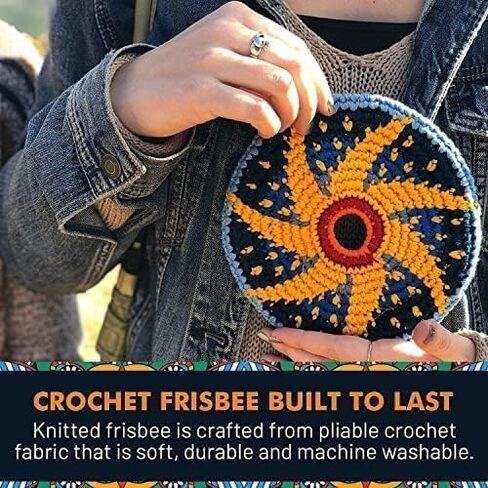Buena Onda Indoor Flying Disc - 7'' Flexible Sport Disc for Indoor and Outdoor Play - Amazing Handmade Quality from Guatamala - Pocket Discs are Played in Over 20 Family Fun Games in Saudi Arabia