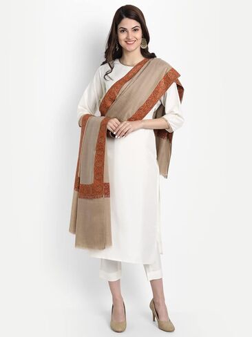 شال زمور كشميري هندي سوزني صوف الباشمينا مطرز للنساء in Kuwait