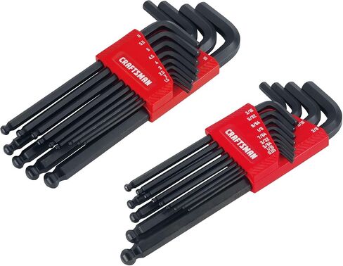 CRAFTSMAN Ball End Hex Key Set, SAE/MM, 26 Piece (CMHT26009) in Kuwait