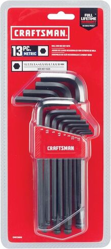 CRAFTSMAN Ball End Hex Key Set, SAE/MM, 26 Piece (CMHT26009) in Kuwait