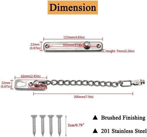 Hasp Latch Lock with Keys, HLOMVE Bifold Hinge Hasp Lock for Cabinet, Closet Lock, Shed Locking Hasp, Chrome Plated Small Size in Saudi Arabia