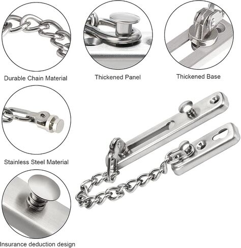 Hasp Latch Lock with Keys, HLOMVE Bifold Hinge Hasp Lock for Cabinet, Closet Lock, Shed Locking Hasp, Chrome Plated Small Size in Saudi Arabia