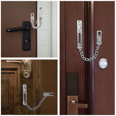 Hasp Latch Lock with Keys, HLOMVE Bifold Hinge Hasp Lock for Cabinet, Closet Lock, Shed Locking Hasp, Chrome Plated Small Size in Saudi Arabia