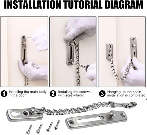 Hasp Latch Lock with Keys, HLOMVE Bifold Hinge Hasp Lock for Cabinet, Closet Lock, Shed Locking Hasp, Chrome Plated Small Size in Saudi Arabia