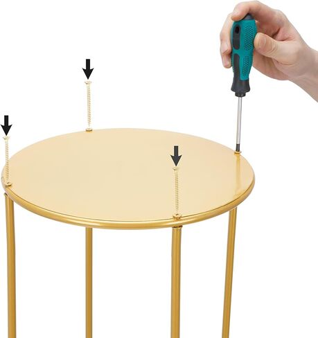 4pcs Gold Wedding Flower Stand, 31 Inch Metal Wedding Floral Stand, Golden Flower Holder for Wedding Table Centerpieces, Tall Column Floral Rack Floor Display for Banquet Ceremony Birthday Decor in Kuwait