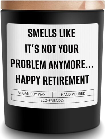 Retirement Gift for Woman - Retired Gifts for Men Women - Funny Retirement Candle Gifts for Mom, Boss, Leader, Coworker, Friend, Happy Retirement Gifts for Teacher, Nurse, Doctor in Saudi Arabia