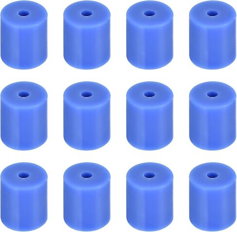 MECCANIXITY 12Pcs Silicone Bed Mounts 3D Printer Heat Bed Silicone Leveling Column Silicone Buffer 16mm for 3D Printer Blue in Saudi Arabia
