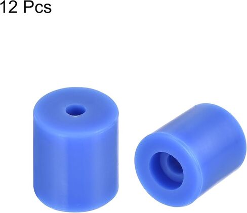 MECCANIXITY 12Pcs Silicone Bed Mounts 3D Printer Heat Bed Silicone Leveling Column Silicone Buffer 16mm for 3D Printer Blue in Saudi Arabia
