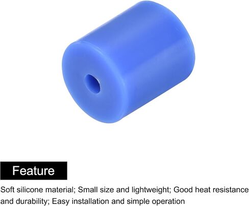 MECCANIXITY 12Pcs Silicone Bed Mounts 3D Printer Heat Bed Silicone Leveling Column Silicone Buffer 16mm for 3D Printer Blue in Saudi Arabia