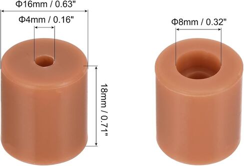 MECCANIXITY 12Pcs Silicone Bed Mounts 3D Printer Heat Bed Silicone Leveling Column Silicone Buffer 16mm for 3D Printer Blue in Saudi Arabia
