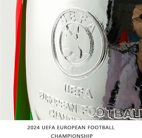 5 Different Sizes Football Championship Tophy, 2024 European Replica Football Delaunay Cup, Resin Soccer Award Sport Fans Souvenir in Saudi Arabia