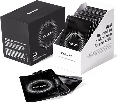 CELLF™ 2.0 Cellular Performance Supplement - 30 Day Supply Antioxidant Nutraceutical Gel for Anti Aging Immune Support with Glutathione CoQ10 PQQ - 10ml Each in Saudi Arabia