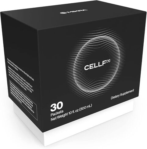 CELLF™ 2.0 Cellular Performance Supplement - 30 Day Supply Antioxidant Nutraceutical Gel for Anti Aging Immune Support with Glutathione CoQ10 PQQ - 10ml Each in Saudi Arabia