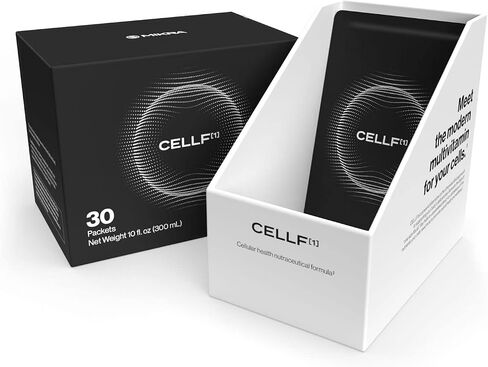 CELLF™ 2.0 Cellular Performance Supplement - 30 Day Supply Antioxidant Nutraceutical Gel for Anti Aging Immune Support with Glutathione CoQ10 PQQ - 10ml Each in Saudi Arabia