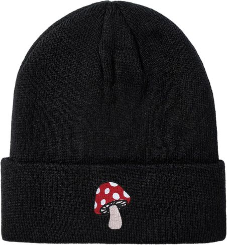 Mushroom Beanie Mushroom Gifts Mushroom Accessories Cute Mushroom Stuff for Women Men in Kuwait