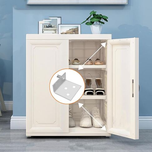 Aifeier ET 2 Sets Pivot Hinges Stainless Steel Silver Heavy Duty Concealed Shaft Door Hinges with Bushing for Wood Doors, Drawers, Furniture Cabinets, Wardrobe, Showcase, etc in Kuwait