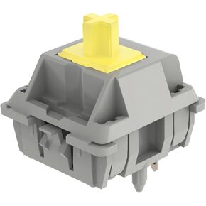 DUROCK Sunflower T1 Tactile Switches, Pom T1 67g Tactile Keyboard Switch, 5 Pins Pre-Lubed Mechanical Keyboard Switches (DUROCK Sunflowers, 90pcs)