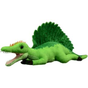 FRANKIEZHOU Lifelike Spinosaurus Stuffed Animal-Green 17.7" Realistic Dinosaur Stuffed Animal,Dinosaur Plush,Dinosaur Toys for Kids,Boys Girls Toys,Gifts for Kids, Dinosaur Pillow,Toys for Kids