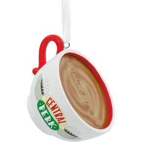 Hallmark Friends Central Perk Cafe Coffee Mug Resin Christmas Ornament